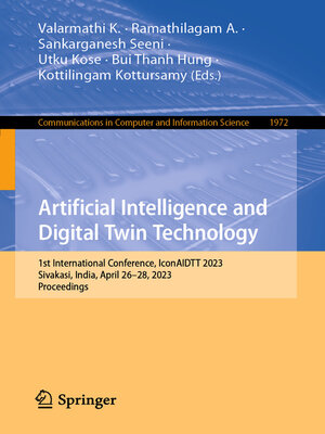 cover image of Artificial Intelligence and Digital Twin Technology